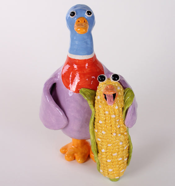 Katie Kimmel "Perry with Corn Friend"