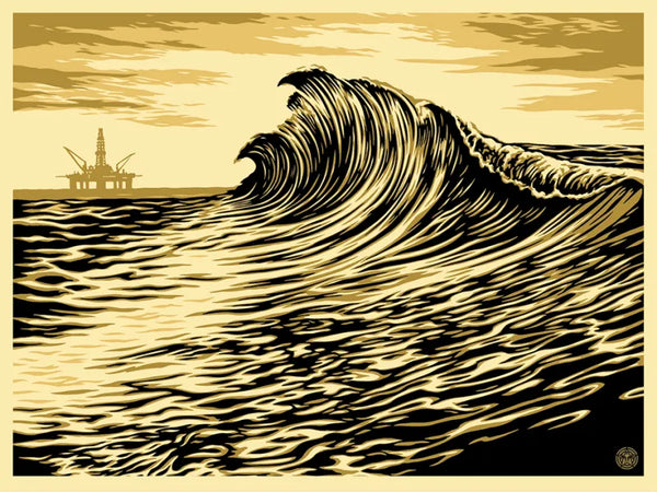 Shepard Fairey "Water Is The New Black"