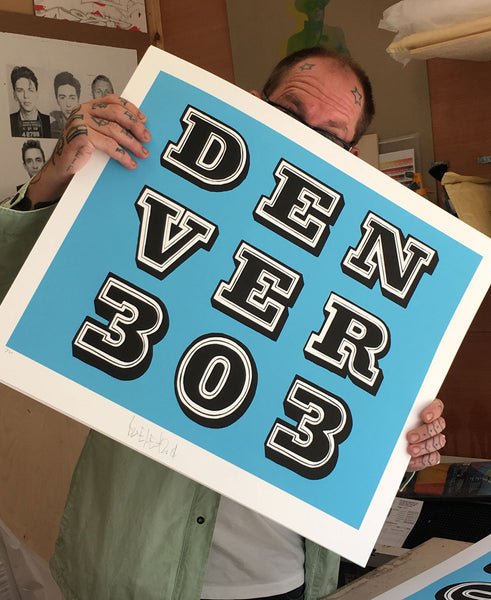Ben Eine "Denver 303" Print