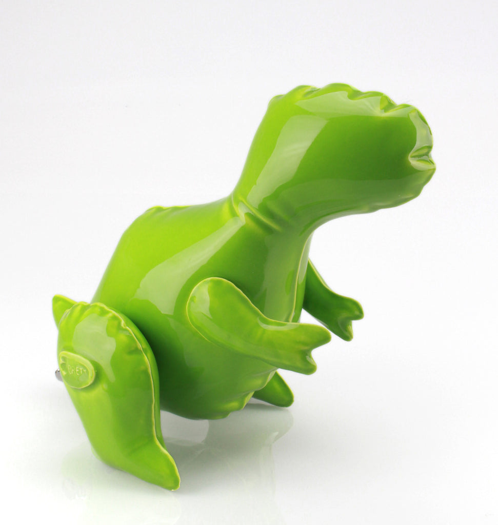 Brett Kern & Mitchell Spain "Inflatable T-Rex" Flask (Green)