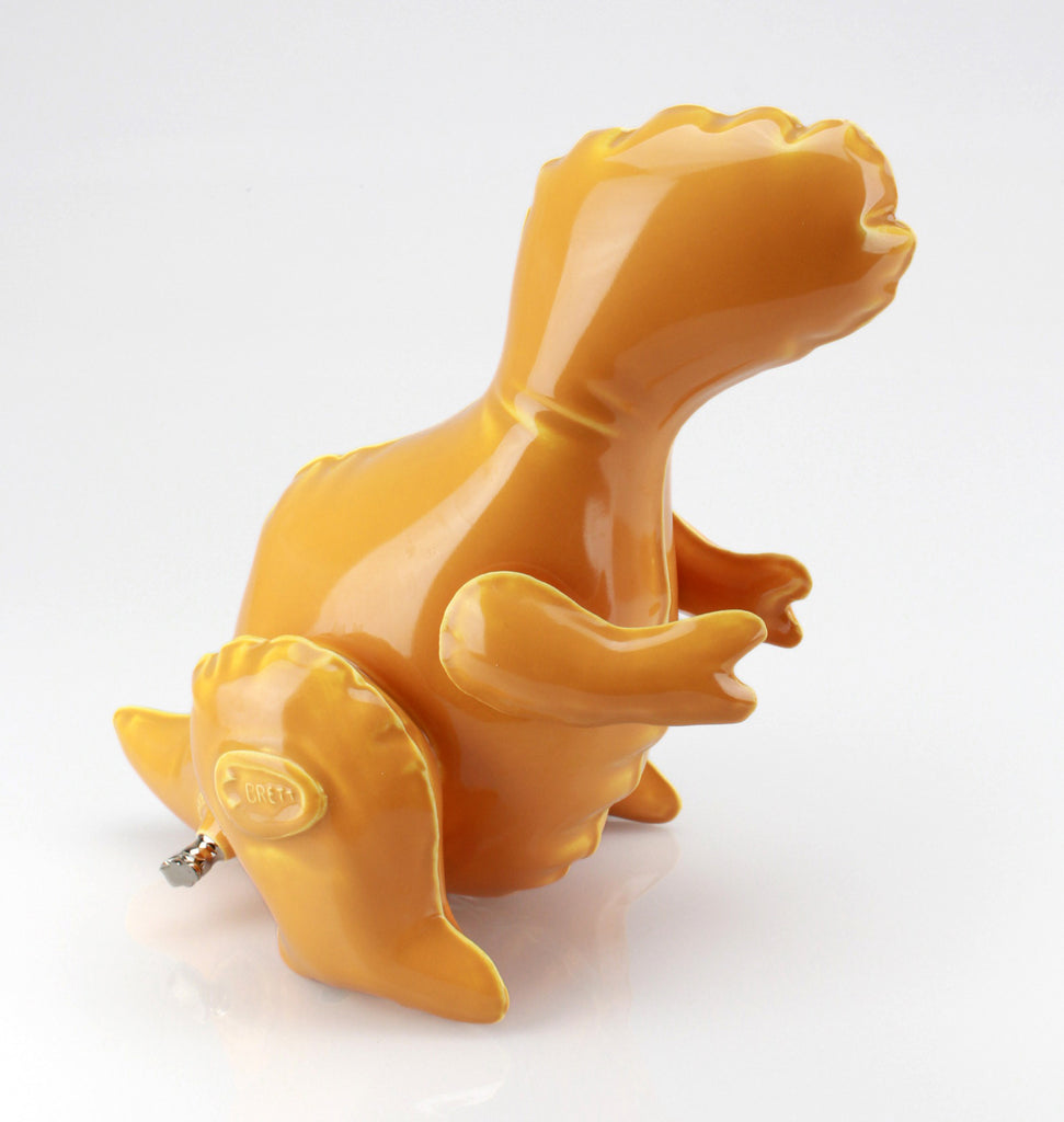Brett Kern & Mitchell Spain "Inflatable T-Rex" Flask (Yellow)