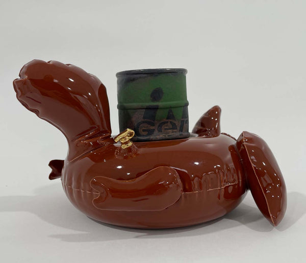 Brett Kern x Tim Kowalczyk " Brown "Inflatable" T-Rex Floaty"