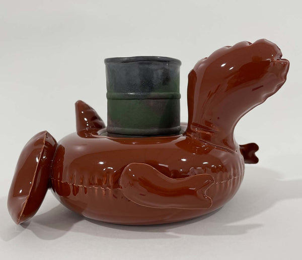 Brett Kern x Tim Kowalczyk " Brown "Inflatable" T-Rex Floaty"