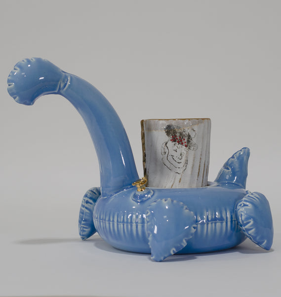 Brett Kern & Tim Kowalczyk "Loch Ness Monster" Cup Holder (Baby Blue)