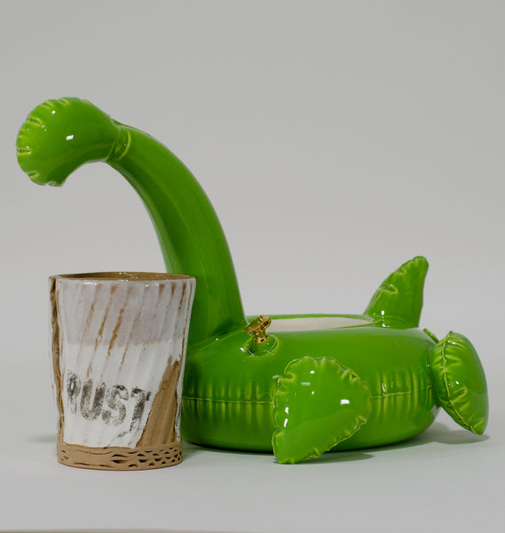 Brett Kern & Tim Kowalczyk "Loch Ness Monster" Cup Holder (Green)