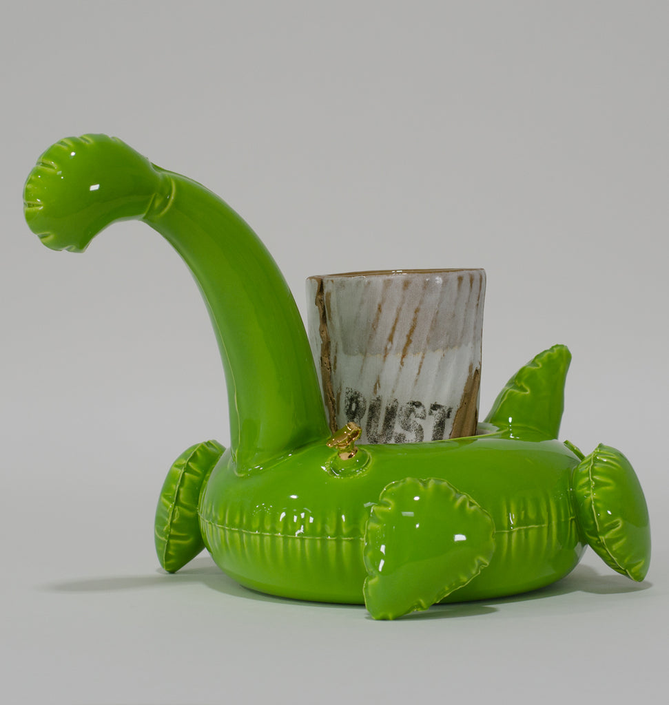 Brett Kern & Tim Kowalczyk "Loch Ness Monster" Cup Holder (Green)