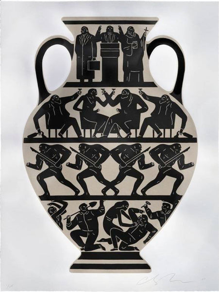 Cleon Peterson Trump 2017 White Platinum
