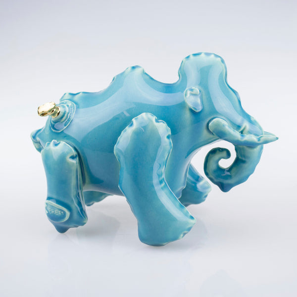 Brett Kern "Inflatable Wooly Mammoth" (Turquoise)