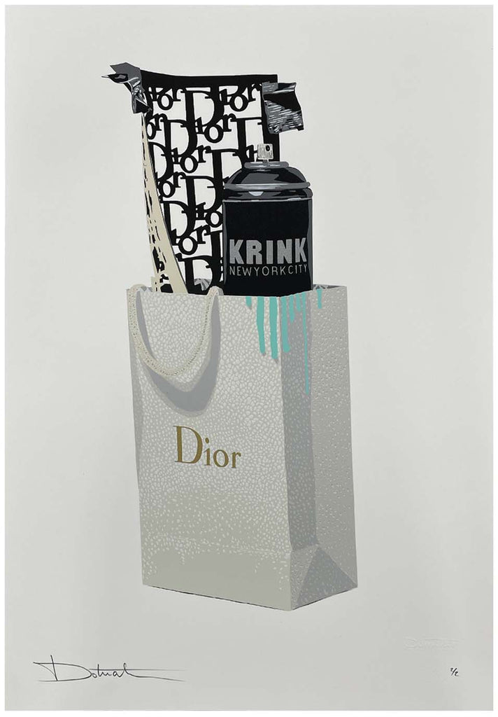 Dotmaster "Trash Bag Dior" Print (Tiffany)
