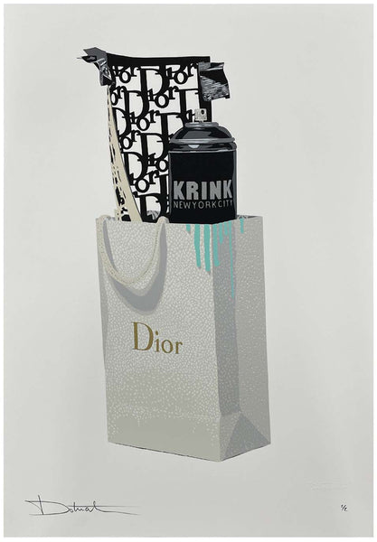 Dotmaster "Trash Bag Dior" Print (Tiffany)