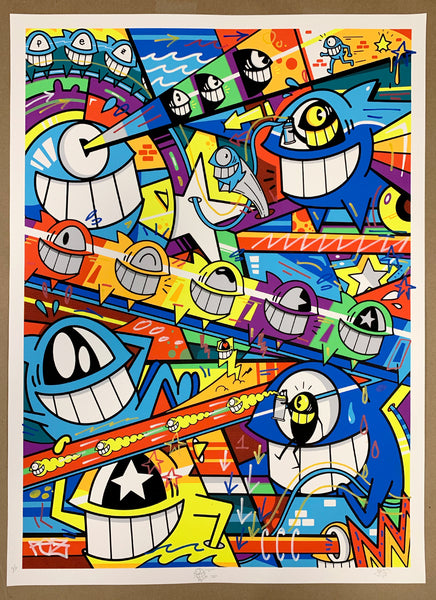 El Pez "Happy Pop" Print (Hand Finished) A/P #2