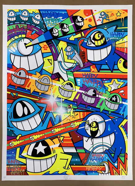 El Pez "Happy Pop" Print (Hand Finished) A/P #3