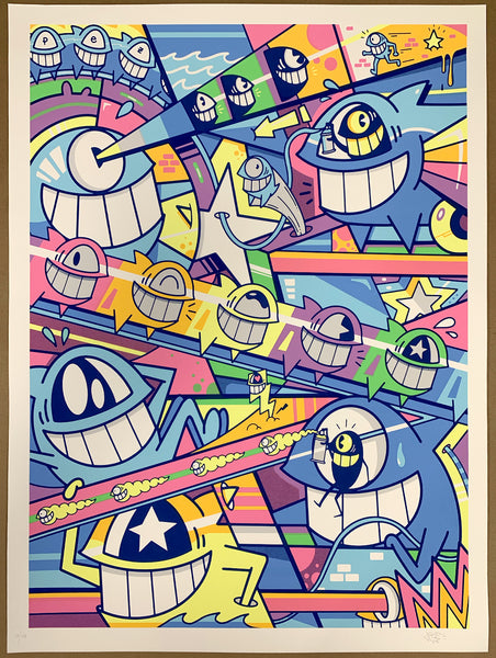 El Pez "Happy Pop" Print (Pastel)