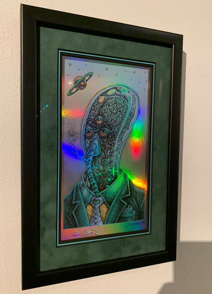 Emek "Alien" Foil Mini Print