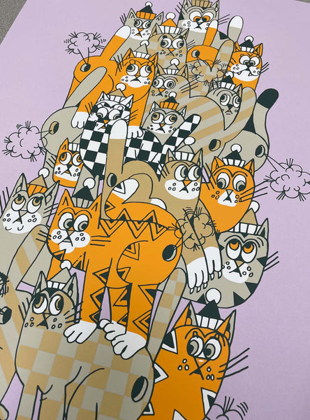 Ferris Plock "Cat Farts" Print