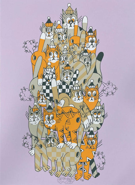 Ferris Plock "Cat Farts" Print