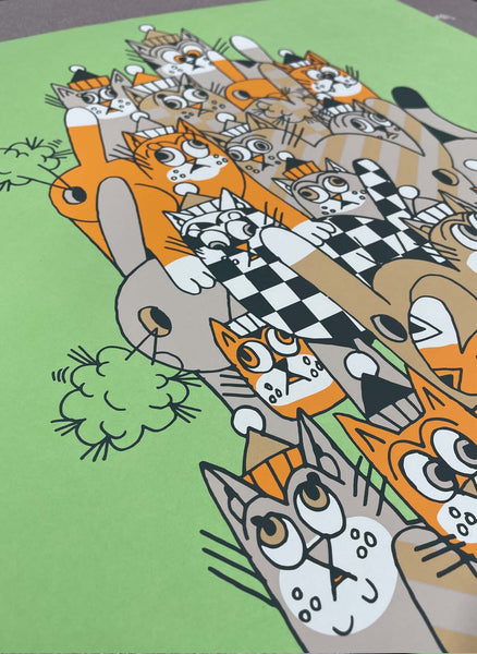 Ferris Plock "Cat Farts" Print
