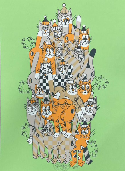 Ferris Plock "Cat Farts" Print