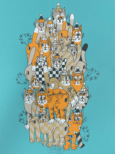 Ferris Plock "Cat Farts" Print
