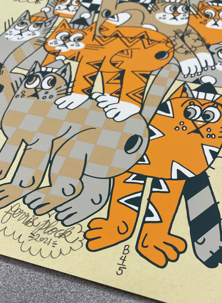 Ferris Plock "Cat Farts" Print