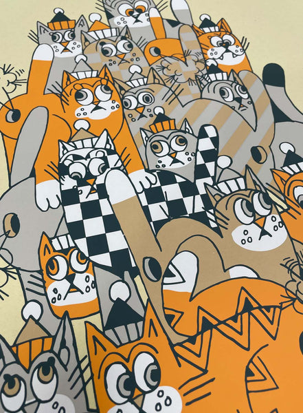 Ferris Plock "Cat Farts" Print