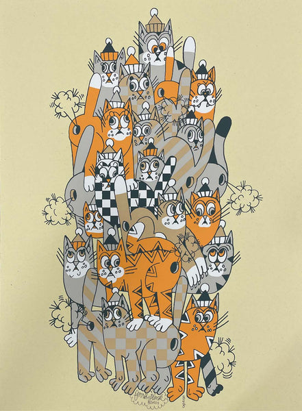 Ferris Plock "Cat Farts" Print