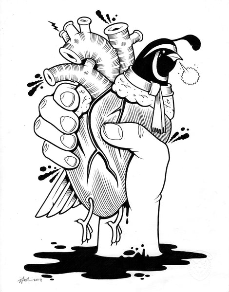 Jeremy Fish "Ache" Drawing