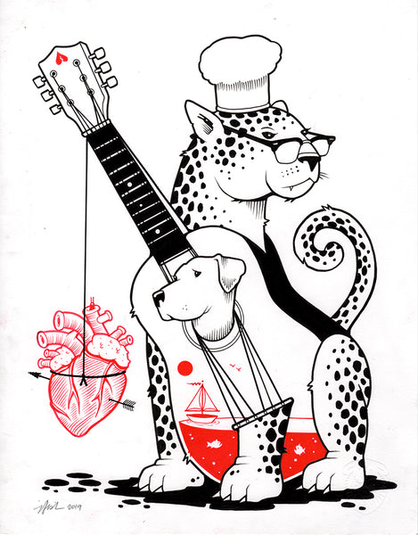 Jeremy Fish "Alice" Drawing