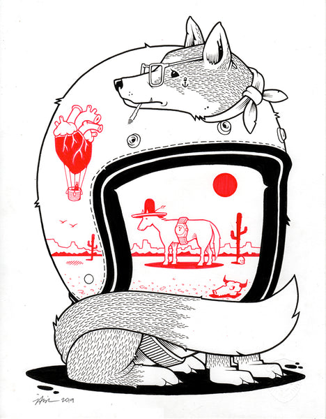 Jeremy Fish "Samantha" Drawing