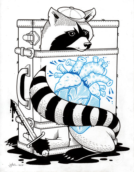 Jeremy Fish "Thief" Drawing