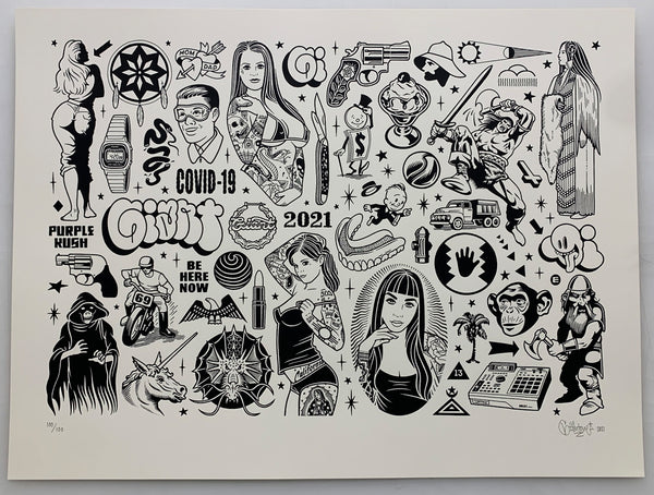 Mike Giant "BBG Flash" Print