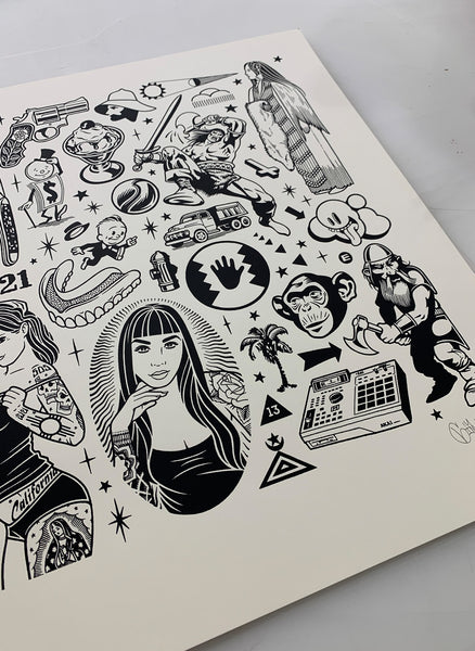 Mike Giant "BBG Flash" Print
