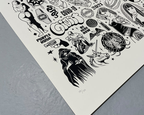 Mike Giant "BBG Flash" Print