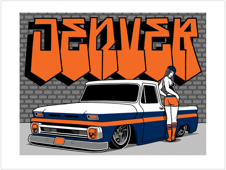 Mike Giant "Denver Style" Print