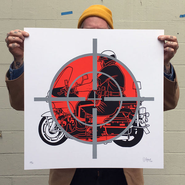 Mike Giant "Fat Cop" Print
