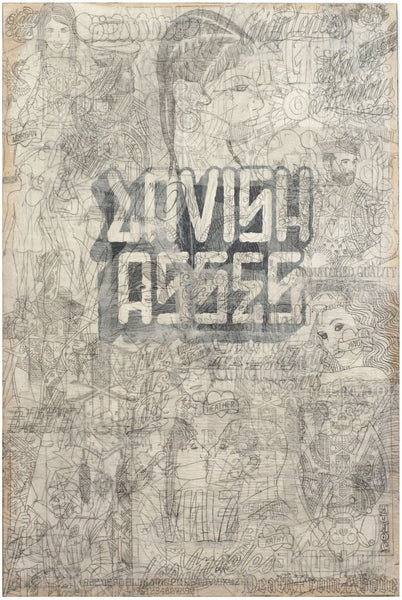 Mike Giant - "Lavish Asses" Collage Panel