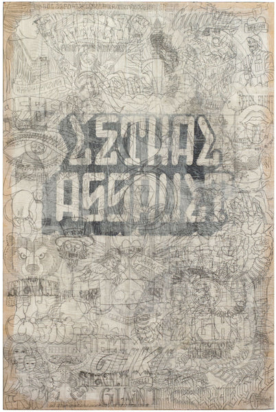 Mike Giant - "Lethal Assault" Collage Panel