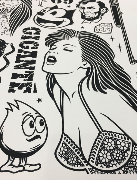 Mike Giant "Mexico Collage" Print