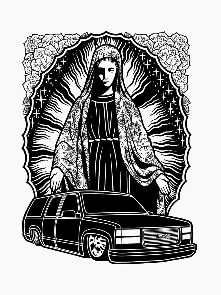 Mike Giant "Our Lady Of The Body Slam" Print