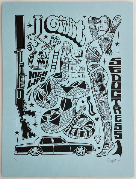 Mike Giant "Seductress" Print