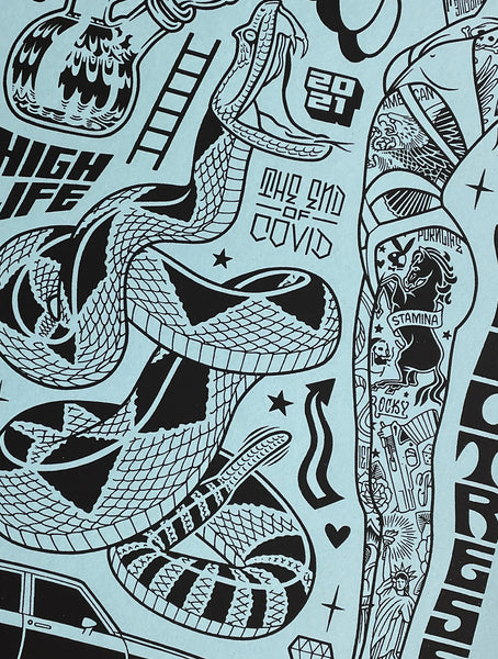 Mike Giant "Seductress" Print