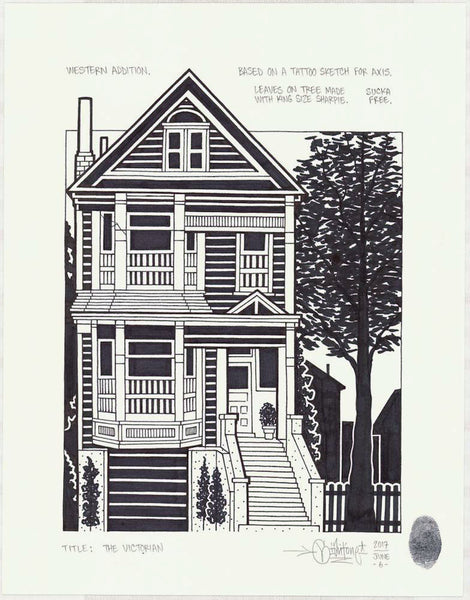Mike Giant - "The Victorian" Drawing