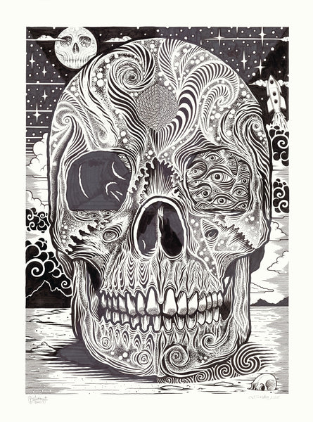 Mike Giant & Sam Parker - "Skull" Drawing