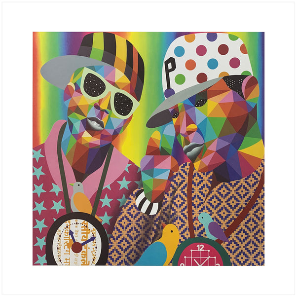 Okuda "Public Enemy" Print