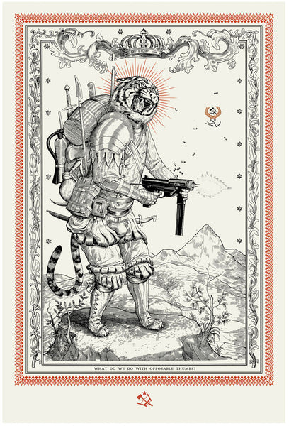 Ravi Zupa - Opposable Thums - Tiger Print