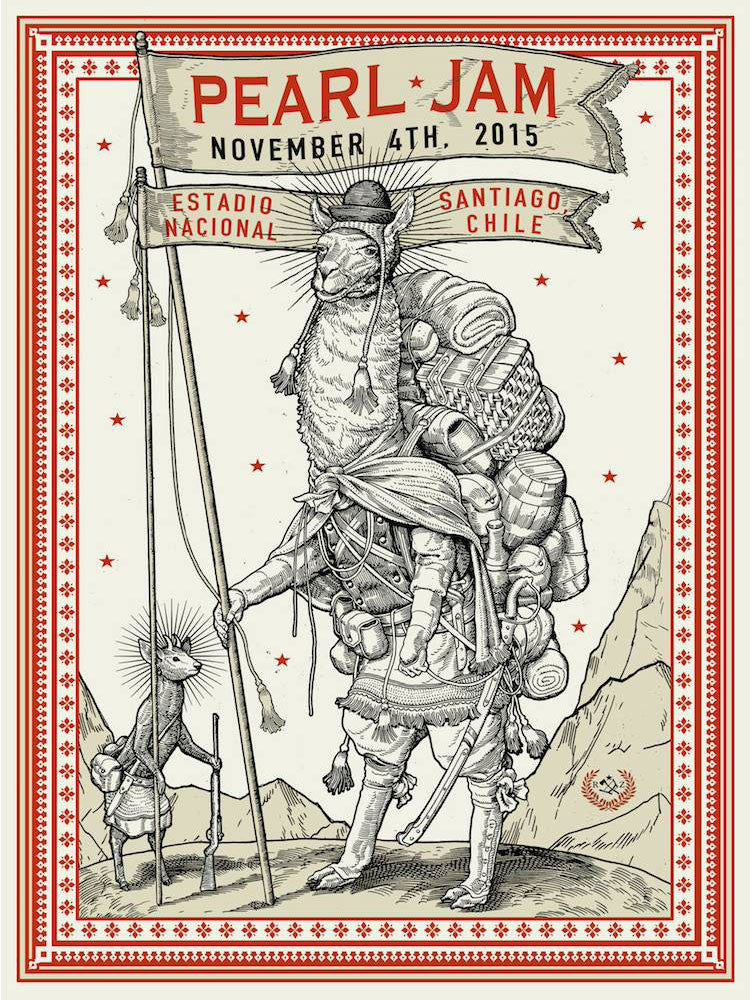 Ravi Zupa Pearl Jam Santiago Chile 2015 - Archive