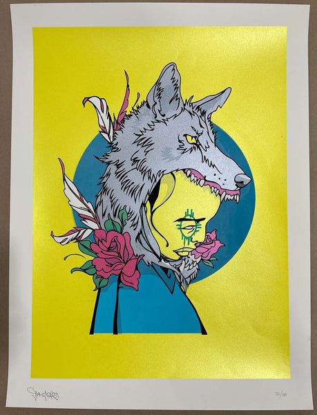Sam Flores "Desert Dog" Print