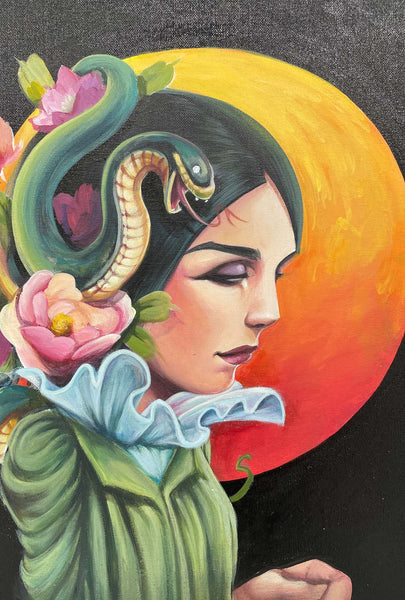 Sam Flores "Year of The Snake" Painting