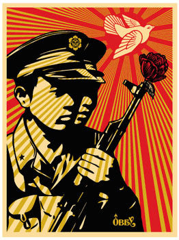 Shepard Fairey "Chinese Soldiers"
