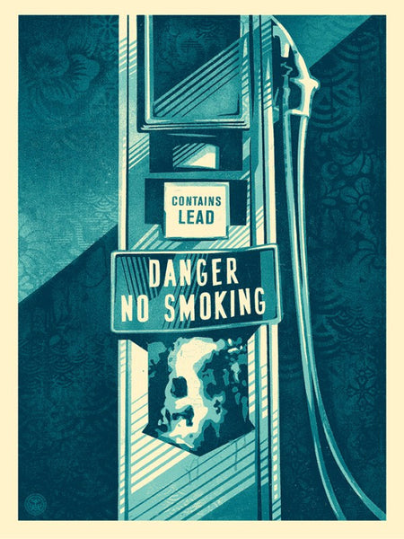 Shepard Fairey "Danger No Smoking"